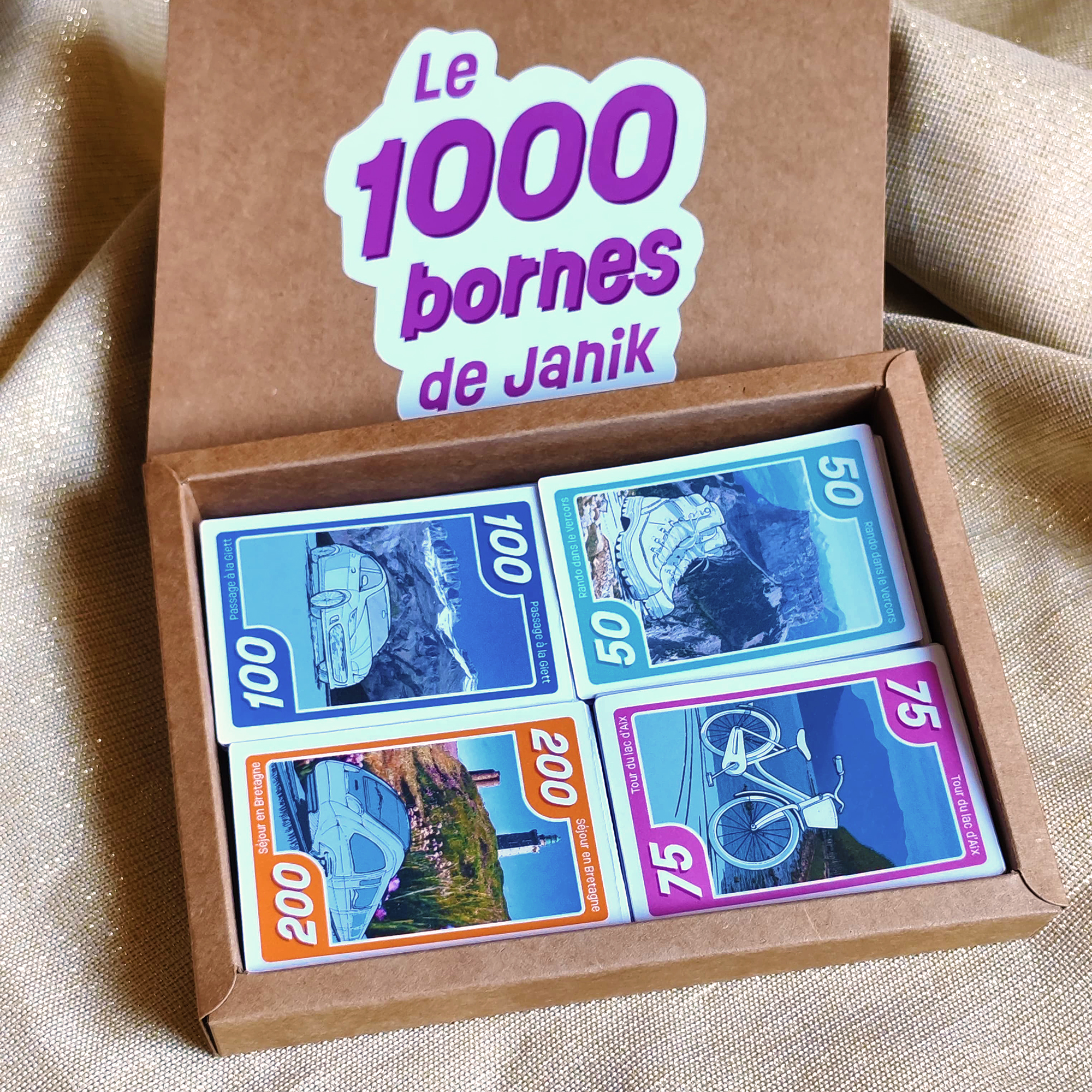 1000 bornes personnalisé